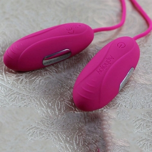 Trứng rung 2 đầu nối dây mềm độc đáo rung độc lập nhau  